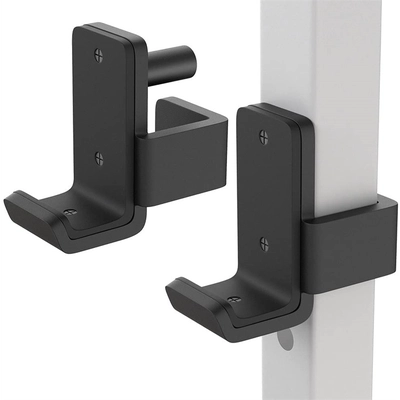Solid Steel J Hooks Tube Power Cage Hole Squat Rack Attachment, J-Hook Barbell Holder for Power Rack
