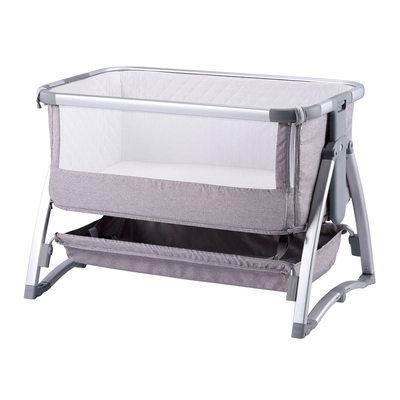 China OEM ODM New born Girl baby bedding crib kid travel crib with EN1130 ASTM F2196 manufacturer