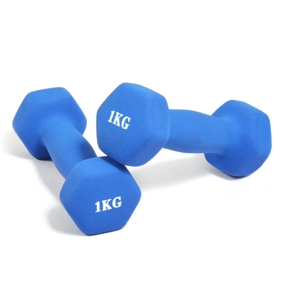 China Fitness Colored Neoprene Dumbbells Pairs Supplier