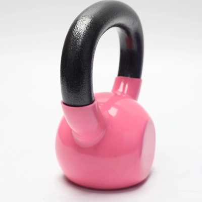 Fitness värikäs vinyyli kastamalla valurautaa kettlebell