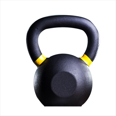 Workout cast iron kettlebell with color ring