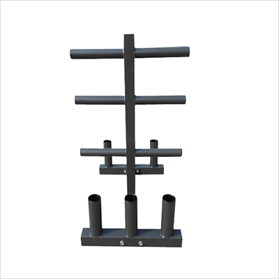 Wholesale Olympic 2-inch Weight Plate Tree Rack with 6 Barbell Holders