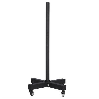 Gym Fitness Equipment Vertical Stand Weight Plate Rack with Wheels