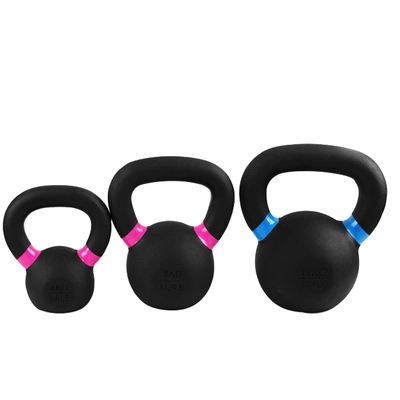 High quanlity cast iron power coated kettlebell