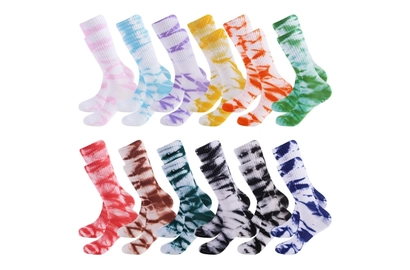 Tie-Dye Socks Gain Popularity as Sportswear Accessory, Says Chinese Manufacturer