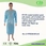 China Disposable High Quality PP+PE Coated Isolation Gown manufacturer