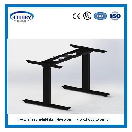 China Feet 2 legs electric height adjustable stand up computer desks manufacturer