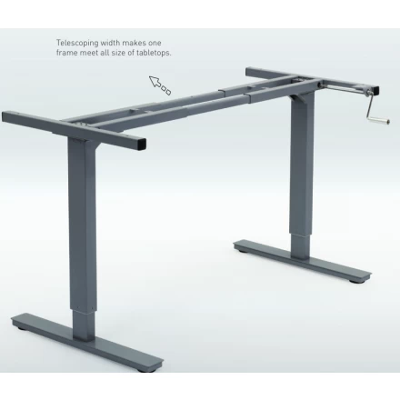 الصين High Quality Electric Height Adjustable Customized Crank Standing Desk الصانع