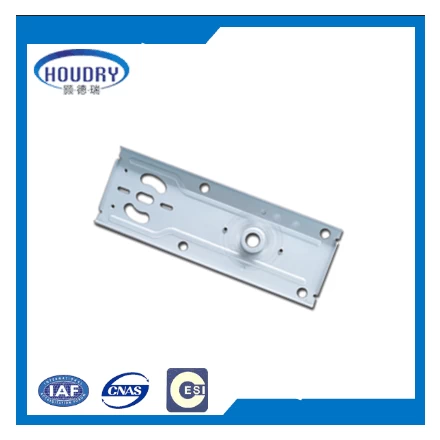 China metal bracket plate; sheet metal products with die custing,press brake,punching,electrical plating manufacturer