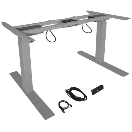 Çin Standup electric height adjustable standing desk with double motor üretici firma