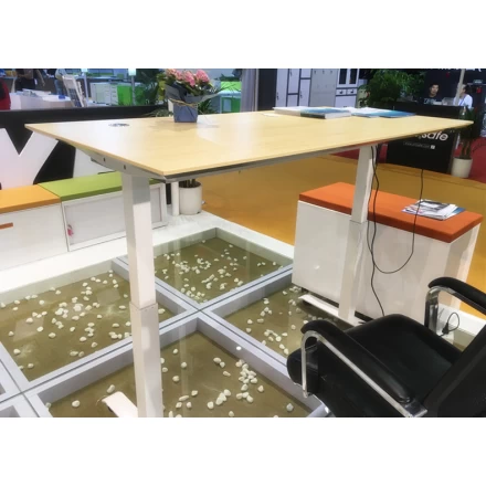 Çin cheaper office furniture desks electric height adjustable standing desk üretici firma