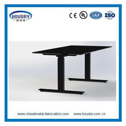 Çin height adjustable computer desk with Spray standing office üretici firma
