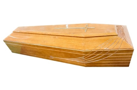 China Solid wood coffins manufacturer