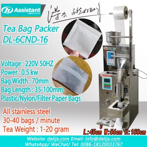 Stainless Steel Small Tea Bag Packing Machine Factory Price