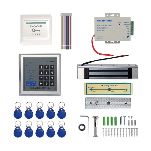 RFID Card Access Control System Kit with 180kg 350LB Electric Magnetic ...