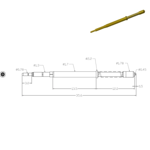 China-Fabrik-Direktverkauf von 3A-Stromprüfspitzen zu niedrigem Preis