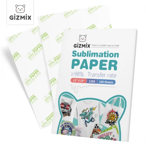 Cina Gizmix Paper di sublimazione 120G per tazze T-shirt tessuto leggero e altri spazi vuoti di sublimazione produttore