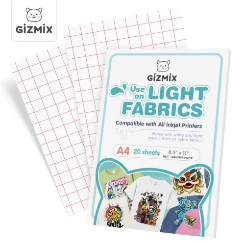Cina Gizmix Carta di trasferimento di calore a colori chiari 150G produttore