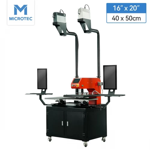 China TSLE Dual Station Electric Heat Press 40x50cm with ProAlign Vision™ Positioning System & SmartFit Software manufacturer