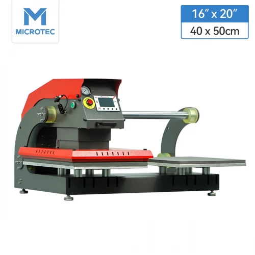 China APDS-20 Pneumatic Double Station Heat Press 40x50cm Automatic, Shuttle, Laser Positioning manufacturer