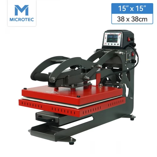 China RHP Auto Open Heat Press 38x38 cm mit zwei Wärmeplatten Hersteller