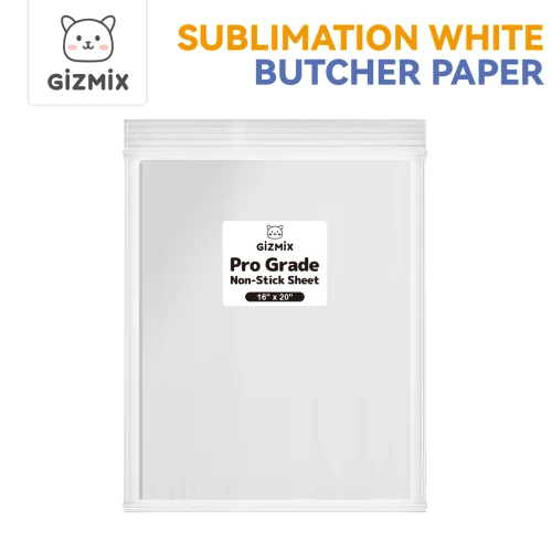 GIZMIX Sublimation Butcher Paper - 8 Sizes (4x9.25 to 16x20 Inch) 100 ...