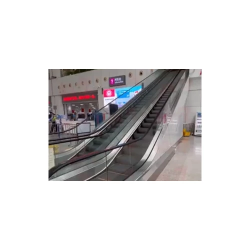 Escalator Guardrail Glass, escalator ya kioo ya maduka ya ununuzi