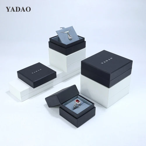2023new arrival jewelry paper box with separated lid design
