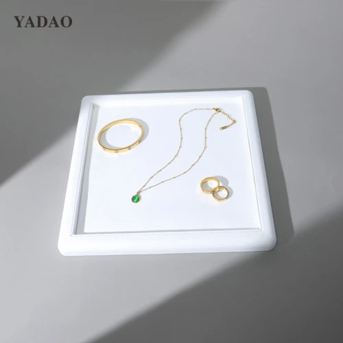 wholesale empty jewelry tray counter jewelry serving tray jewelry selection tray
