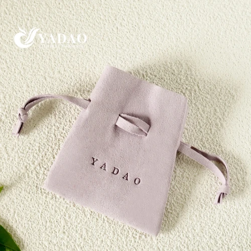 taro purple microfiber pouch bag string jewelry bag jewelry packaging pouch