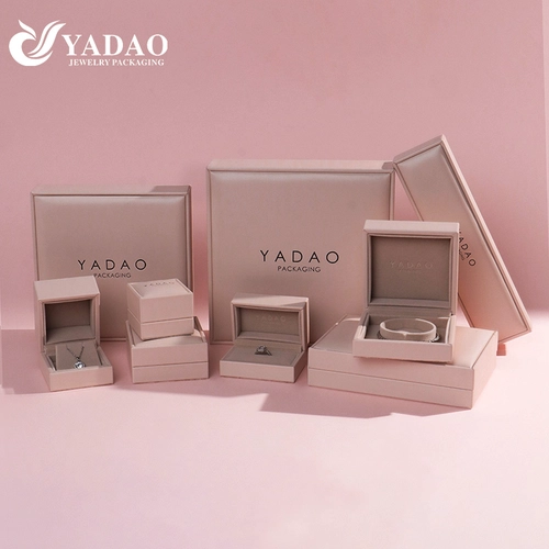 Blush Pink Luxury Jewelry Box Collection | Customizable YADAO Packaging