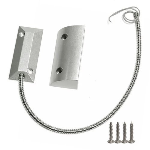 Overhead Metal Wired NC Or NO Door Magnetic Contact Sensor For Access ...