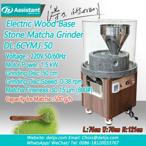 Authentic Customizable Stone Matcha Mill – Smart Auto-Timer, Walnut ...