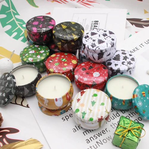 Senmasine 12 stuks aangepaste logo geurkaars sojawas geschenksets luxe aromatherapie