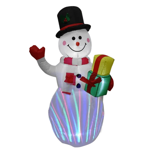 Senmasine Insufláveis ​​de Natal Vários Estilos Enfeites Urso Árvore de Natal Boneco de Neve Papai Noel Decorações ao ar livre