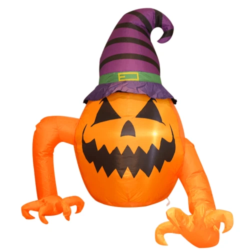 Senmasine Pumpkin Gonfiabili Halloween Built-in Led Blow Up Home Yard Garden Decorazione per interni ed esterni