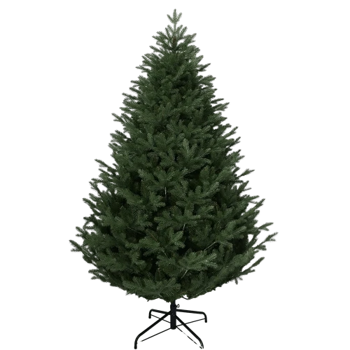 China Senmasine Christmas Tree 210cm For Outdoor Home Decoration Artificial Pe Mixed Pvc Frosted Mulberry Fir Hinged manufacturer