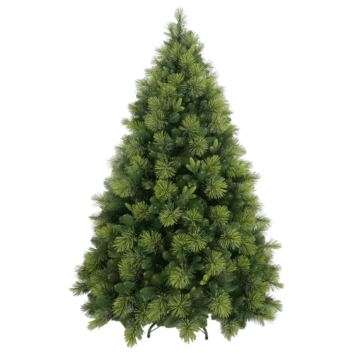 China Senmasine 7.5ft Green Christmas Tree For Outdoor Xmas Decoration Artificial Hard Needle Mixed Pvc Pe manufacturer