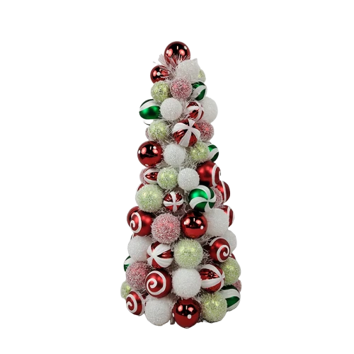 China Senmasine 40cm ball conetree for Xmas Party Supplies Home Indoor tabletop Decoration manufacturer