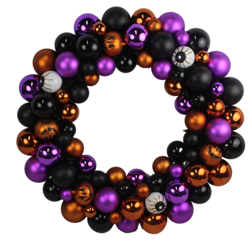 Senmasine 60 センチメートル安物の宝石リースハロウィンボールパーティーフェスティバルホリデーフロントドア吊り下げ装飾