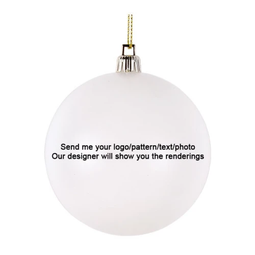 Senmasine Weihnachtskugel mit Logo, Foto, Text, Wünsche, Muster, individuelle Anpassung, individuelle hängende Ornamente, Geschenke