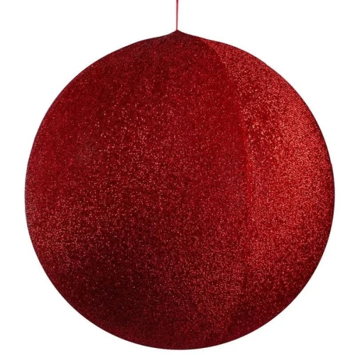 Enfeites de bola de Natal infláveis ​​​​Senmasine pendurados em ouropel - várias cores disponíveis
