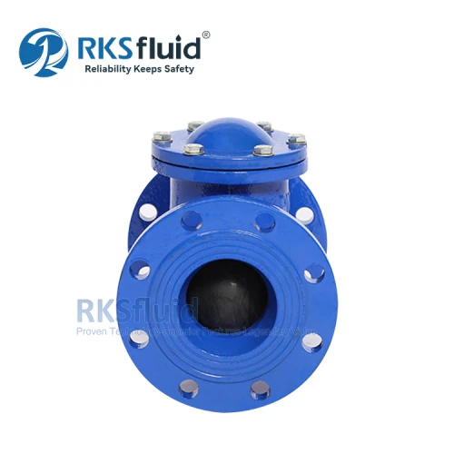 Cina Flangia della valvola di ritegno a sfera dell'acqua GGG50 in ghisa sferoidale del fornitore della Cina DN100 PN16 personalizzata produttore