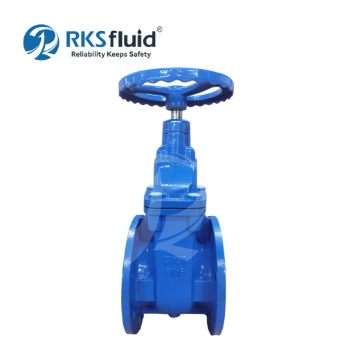 Valvola a saracinesca con flangia con sede in metallo in ghisa sferoidale BS5163 DN100 DN150 PN16 per acqua