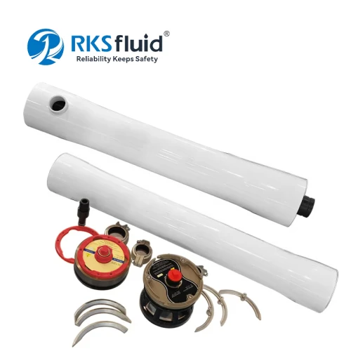 China RKSfluid Thailand Factory Lightweight composite pressure vessel 8 inch RO Membrane Housing 300 PSI manufacturer