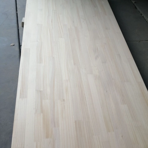 Китай Дверные наполнители из павловнии в деревянных панелях с соединением пальцев производителя