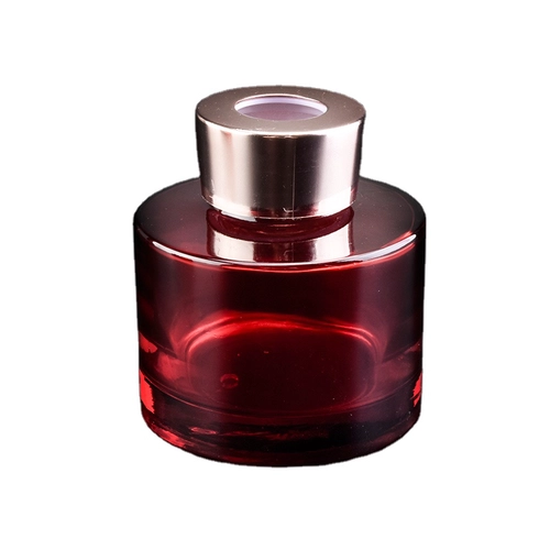 Red color diffuser bottles with alu cap