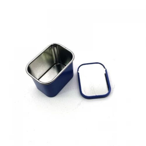 Custom Rectangle Mints Health Product Cookies Tin Box
