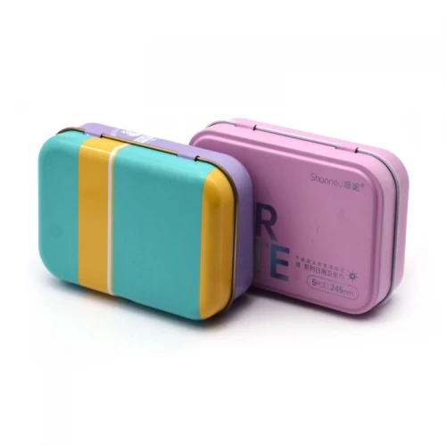 Factory Customized Rectangular Food Grade Tin Box Exquisite Candy Cookie Chocolate Packaging Box