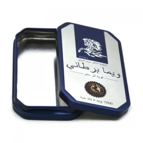 Custom Polygon Tin Can Biscuit Cookies Tin Box